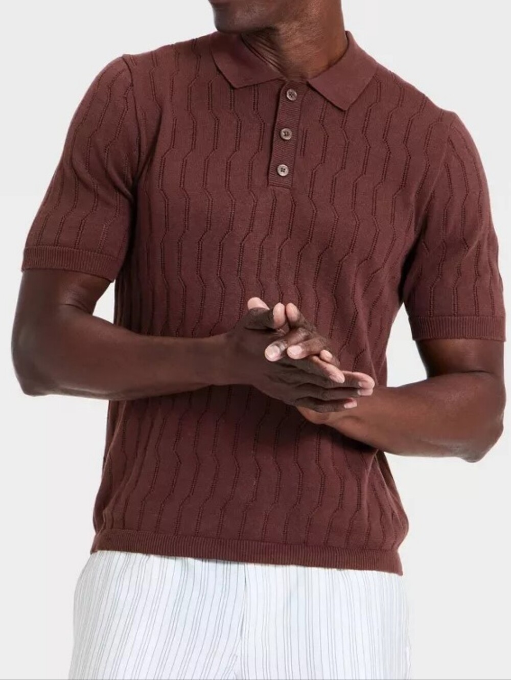 Goddfellow Modern Sport Novelty Knit Polo Shirt